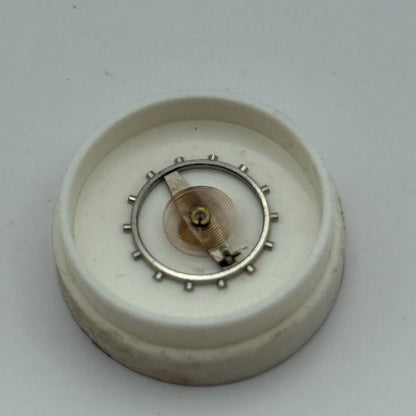 EB 1197 Balance Wheel Complete And Spring  10½’’’ 108 M Watch Movement Parts NOS