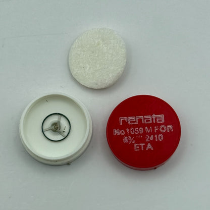 ETA 2410 Balance Wheel Complete And Spring 6 3/4''' 1059 M Watch Movement Parts 