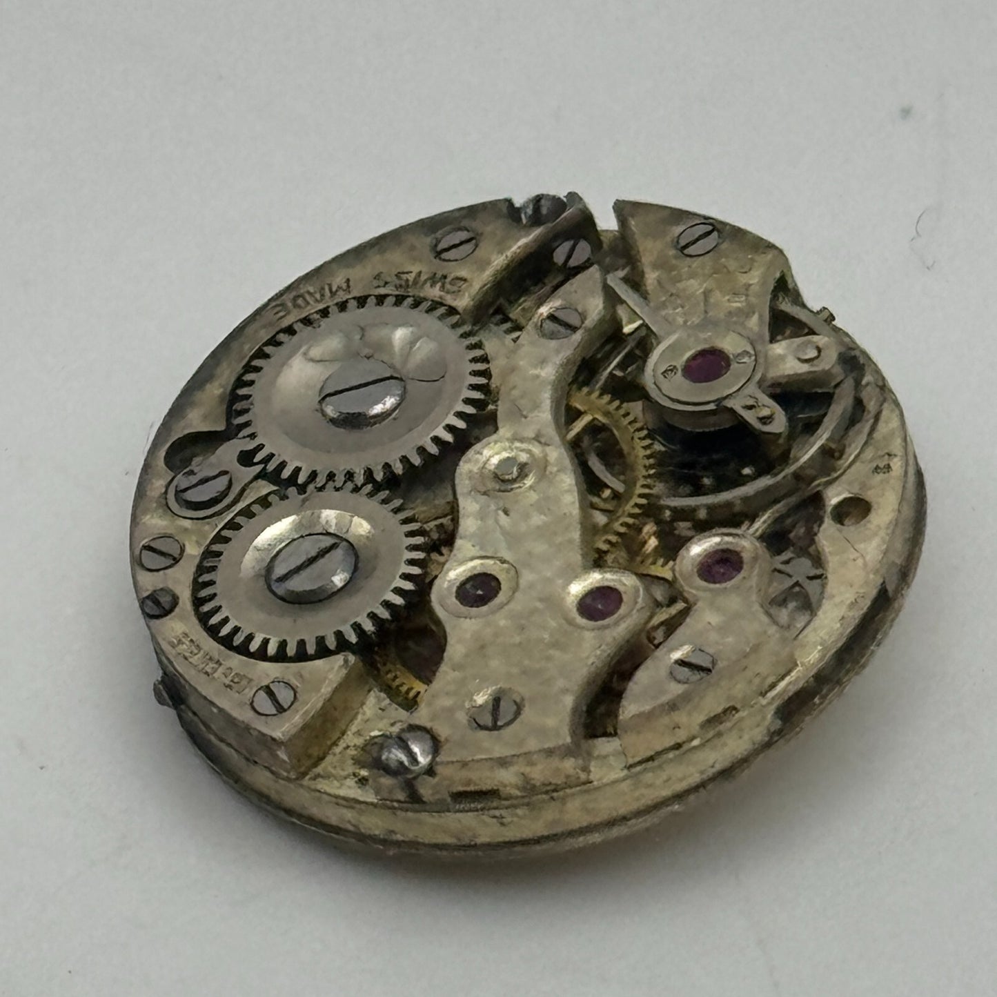 19.7mm ETA 15 Jewels Swiss Manual Wind Watch Movement Vintage PARTS SPARES