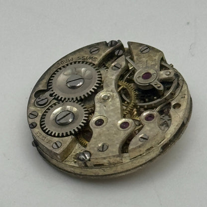 19.7mm ETA 15 Jewels Swiss Manual Wind Watch Movement Vintage PARTS SPARES