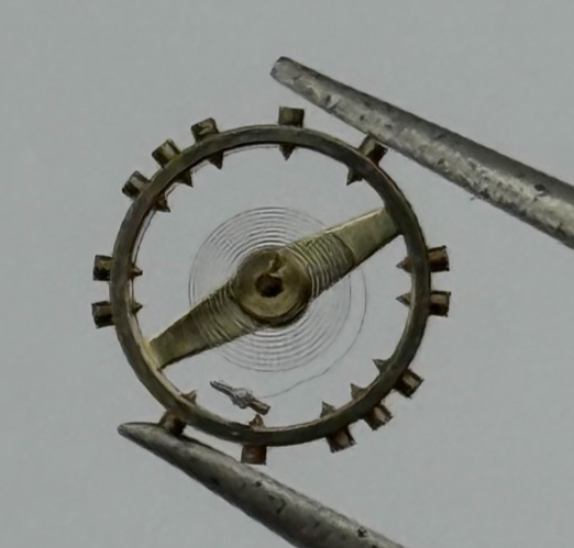 AS 1234 Balance Complete 5''' Inca Renata 1532 M Watch Movement Parts Vintage