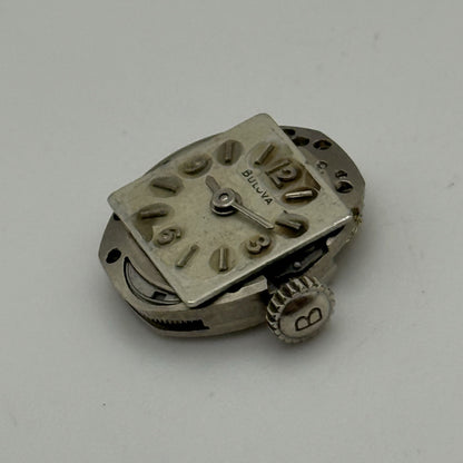 13.1mm Running Vintage Ladies Bulova 5AR Manual Wind Swiss Watch Movement PARTS