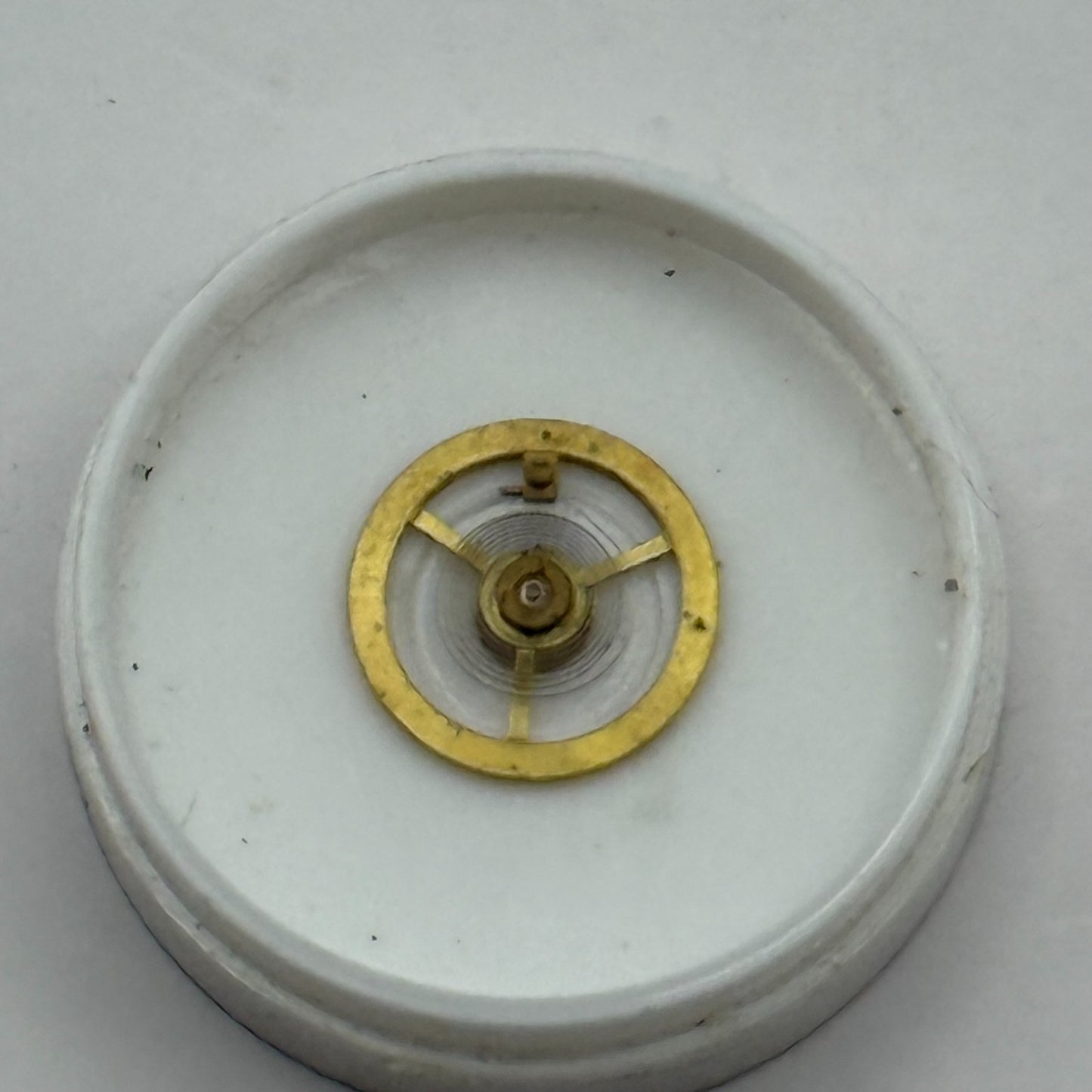 Kasper 200 Balance Wheel Complete And Spring 5¼’’’ Watch Movement Parts NOS