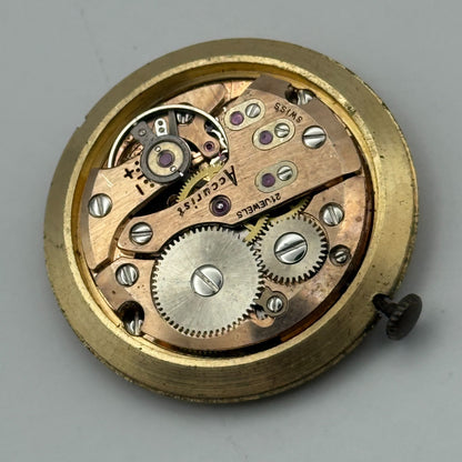 AS 1691/93 Watch Movement Accurist Manual Wind Vintage Swiss Parts Repair 30.3mm