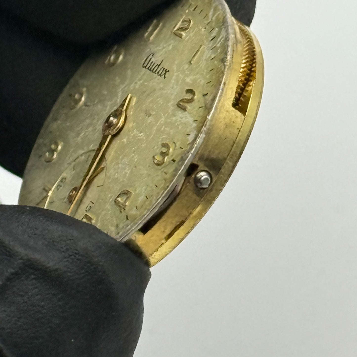 Audax 180 Watch Movement Manual Wind Vintage Swiss Parts Repair Spares 24.4mm