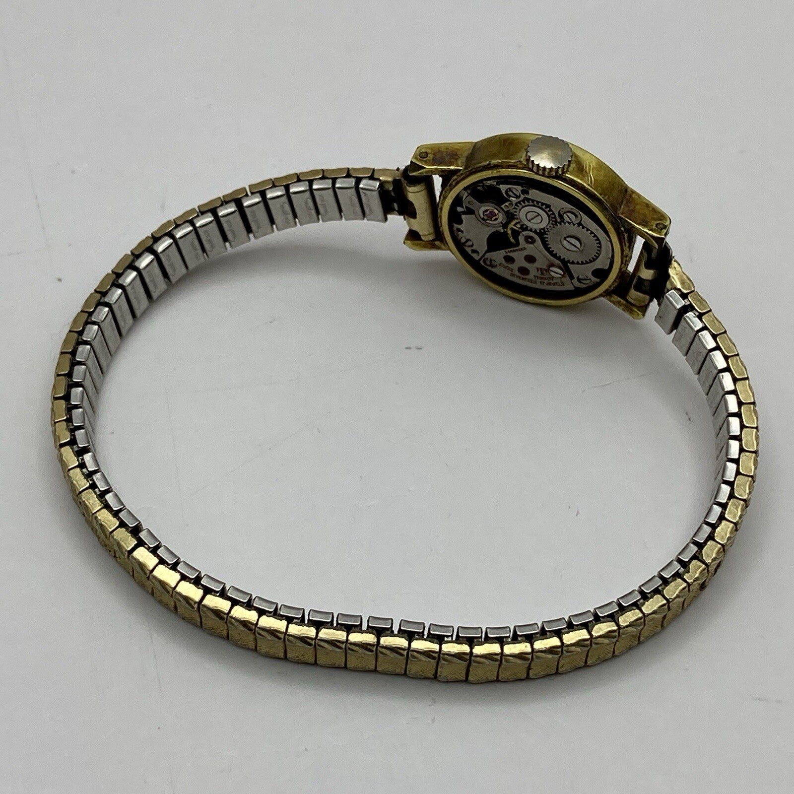 18mm Vintage Ladies Tissot Stylist Swiss Gold Tone Expandable Watch TO RESTORE