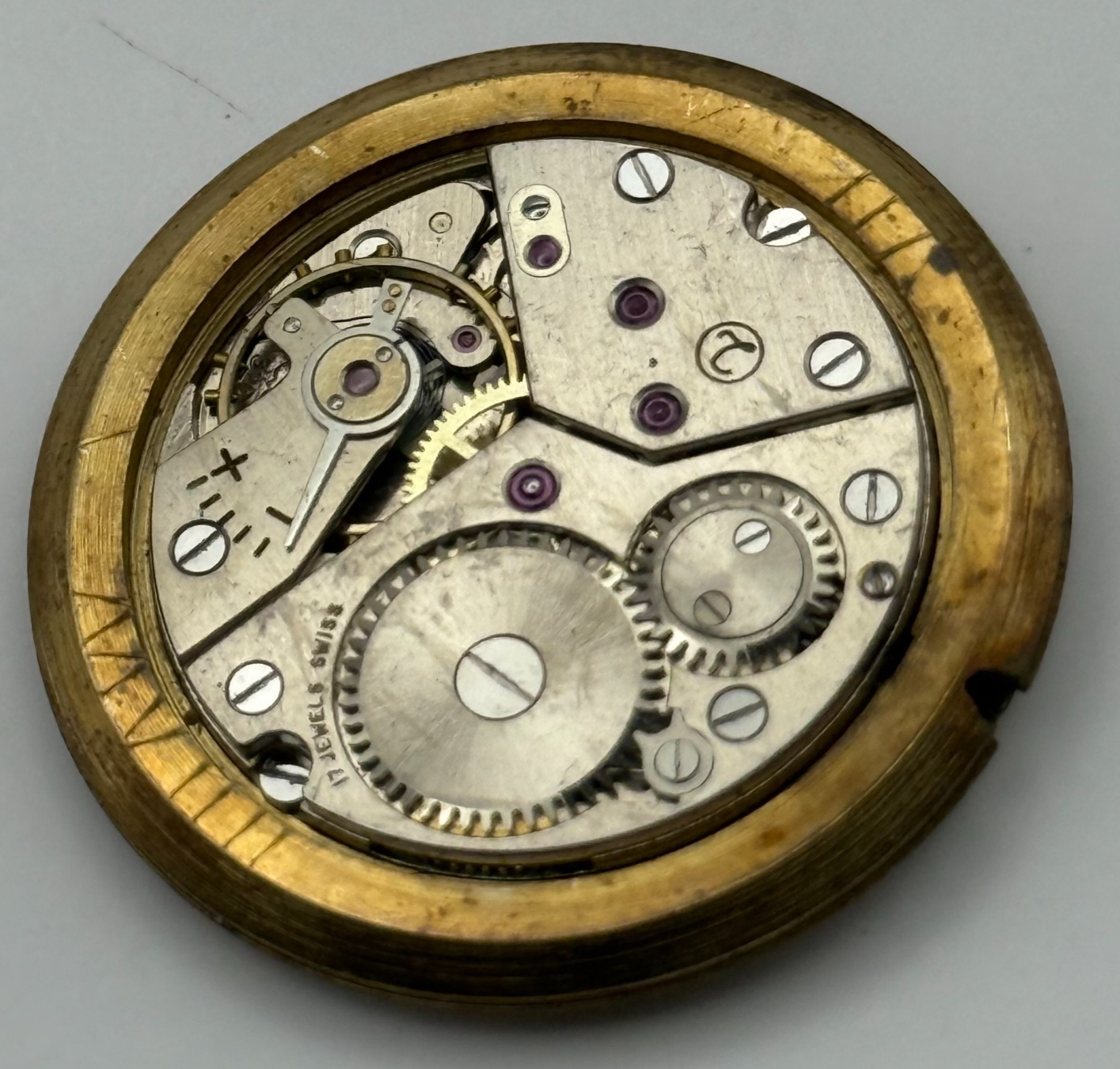 Majex Peseux 320 Watch Movement Manual Wind Vintage Swiss Parts Repair 30.9mm