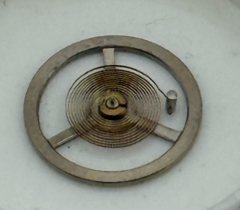 EB 1297 1469 Balance Wheel Complete And Spring 117 Watch Movement Parts NOS 