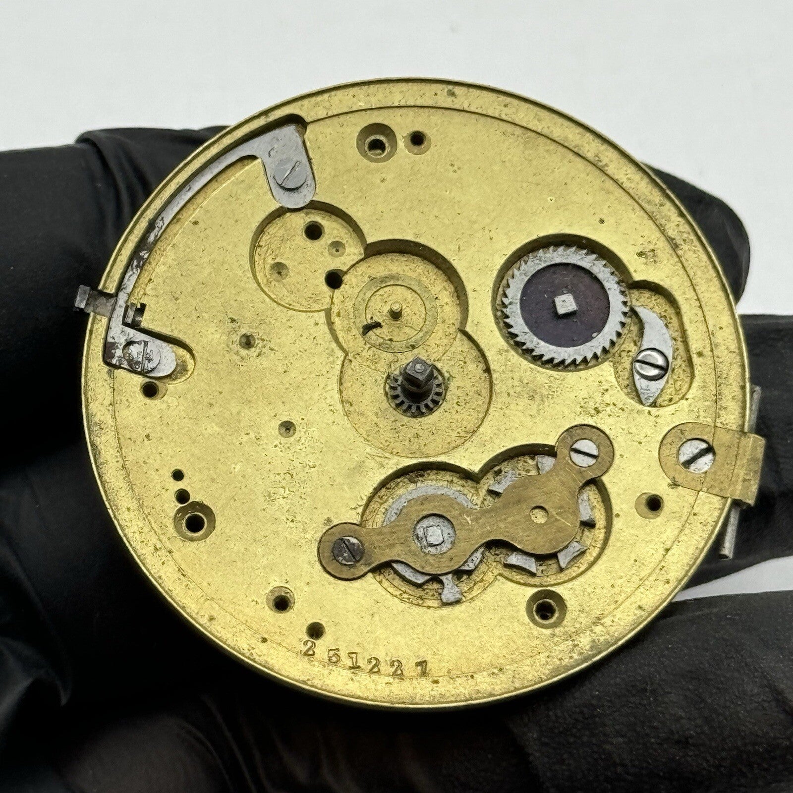 48.1mm Max Cohen Manchester Fusee No Chain Pocket Watch Movement FOR PARTS