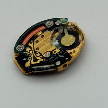 Omega 1455 Quartz Watch Movement Incomplete Swiss Ladies Vintage Parts Repair