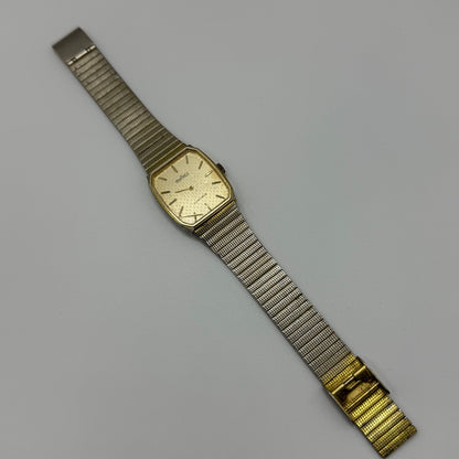 27mm Vintage Parma 17 Jewels Gold Plated Manual Wind Watch FOR PARTS / REPAIR