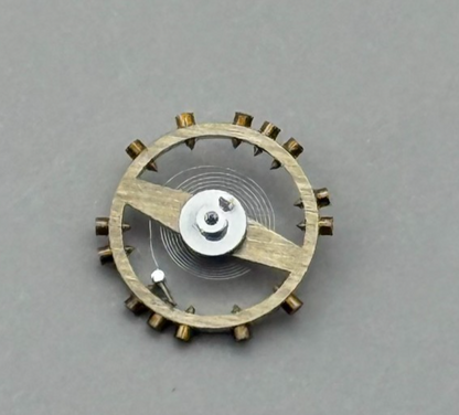 ETA 746 Balance Wheel Complete And Spring  4½’’’ 144 M Watch Movement Parts NOS