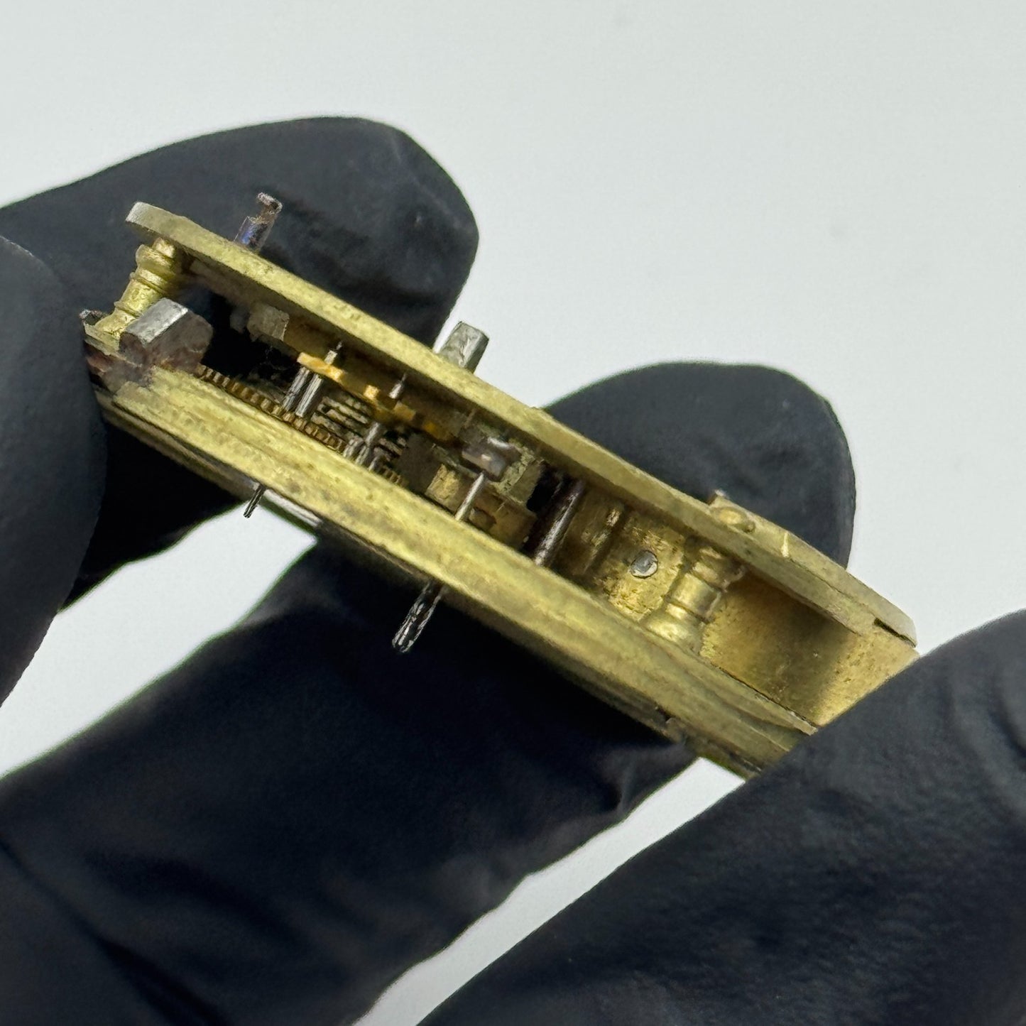 Fusee Pocket Watch Movement Antique English Key Wound Parts Repair Spares 46.7mm