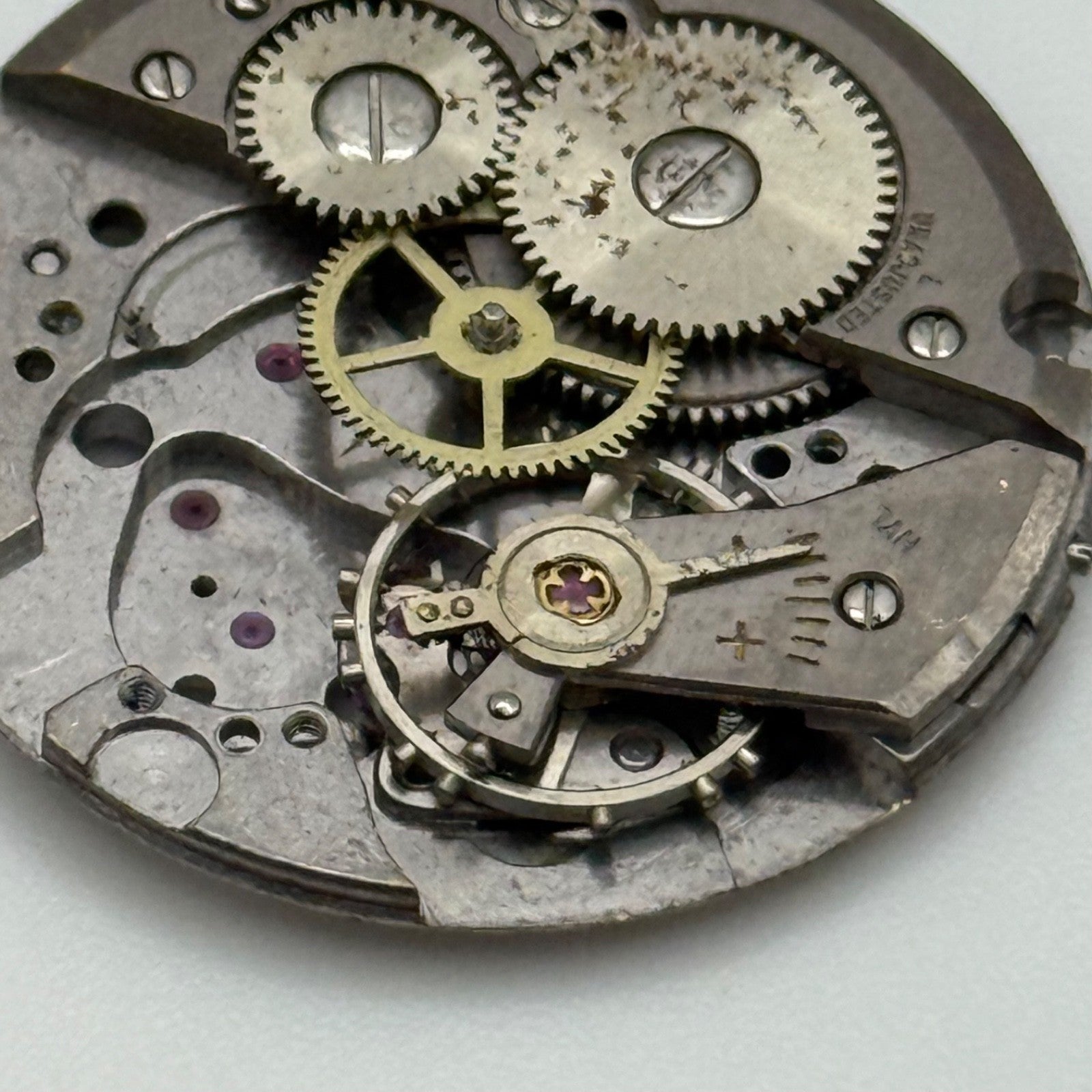 AS 1200 Watch Movement Manual Wind Vintage Swiss Made For Parts Or Repair 25.9mm