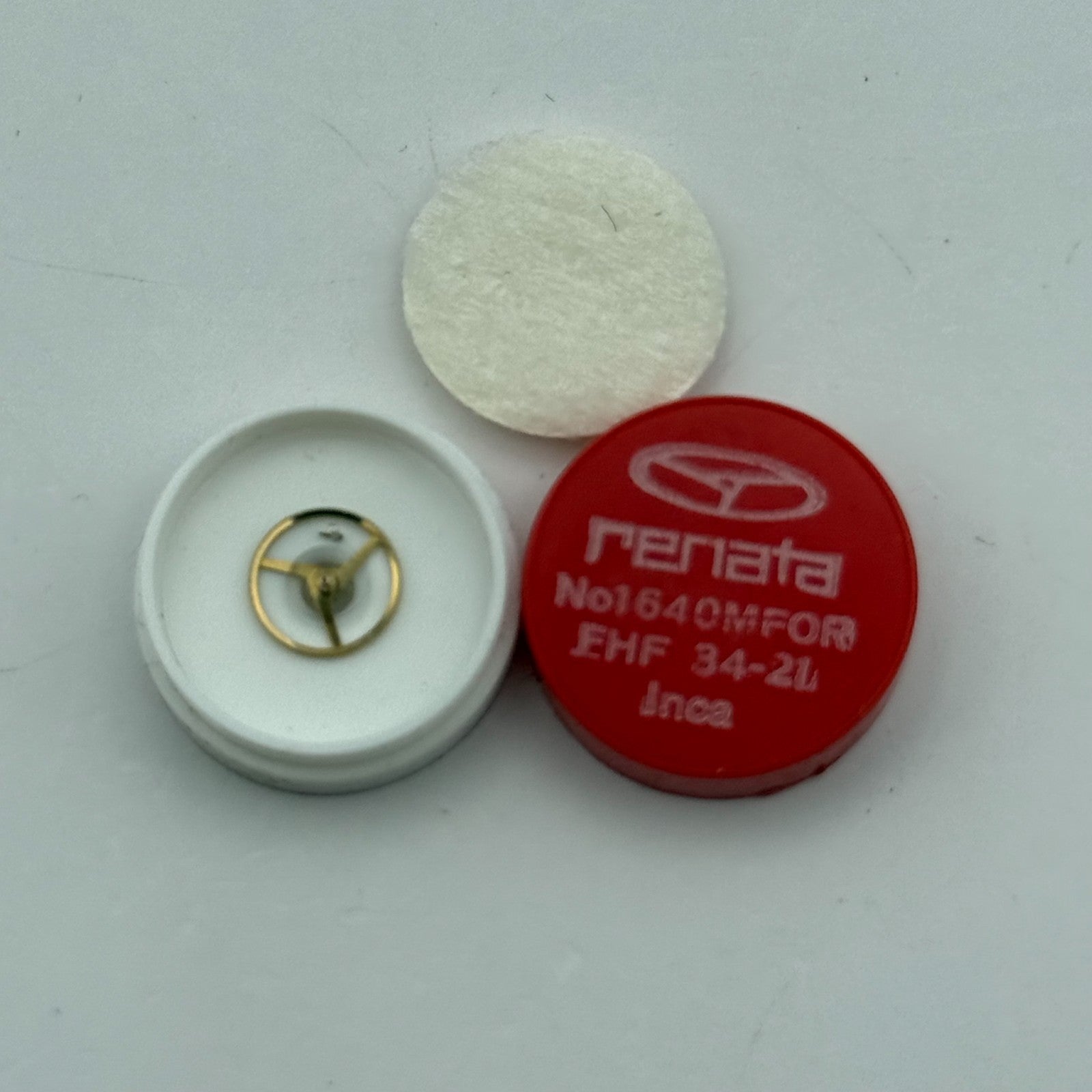 FHF 34-21 Balance Wheel Complete And Spring  1640 M Watch Movement Parts NOS