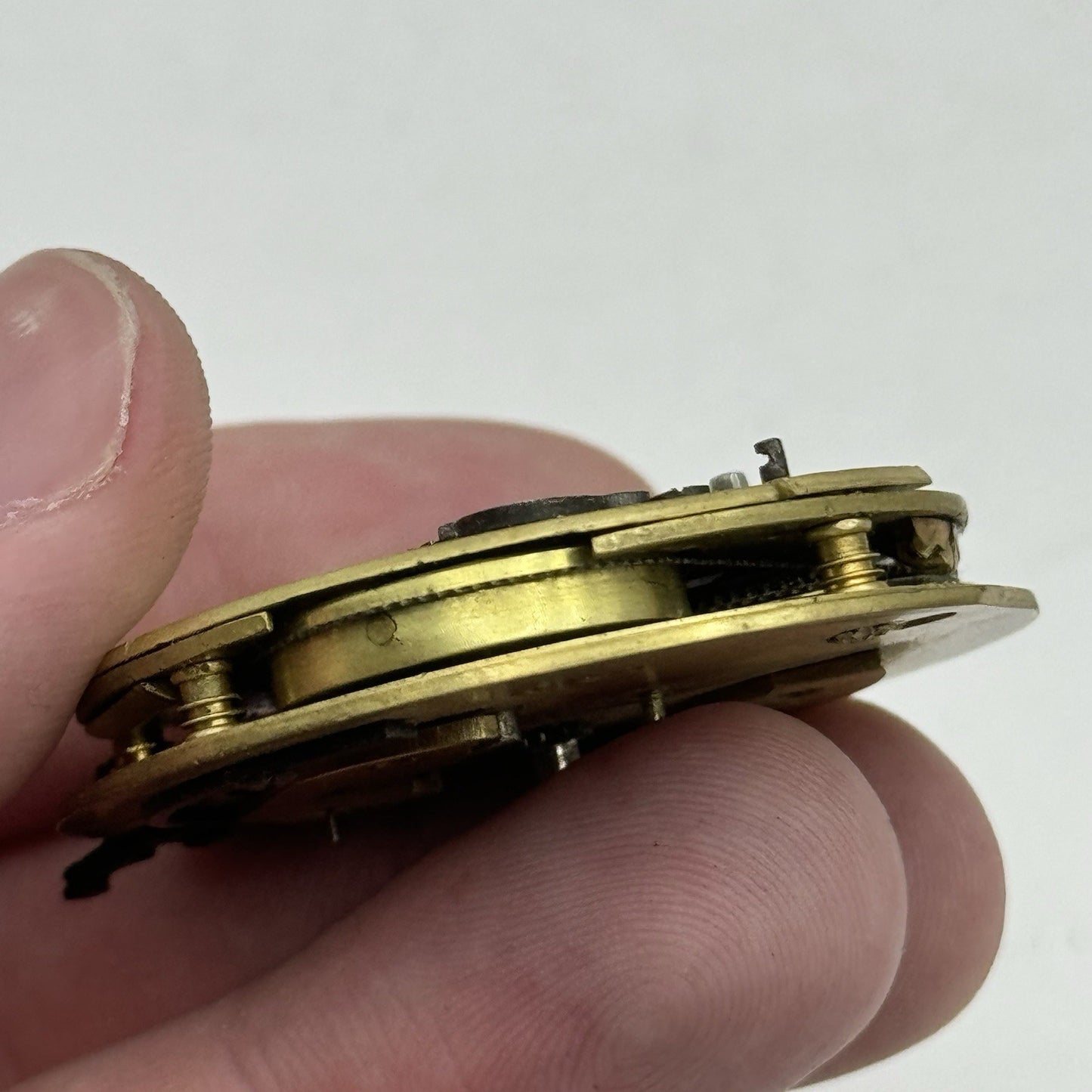 43.3mm Antique Henry Taylor London Quality Fusee Pocket Watch Movement - PARTS