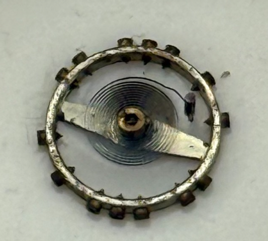 AS 976 1012 Balance Wheel Complete And Spring Inca 532 M Watch Movement Parts 