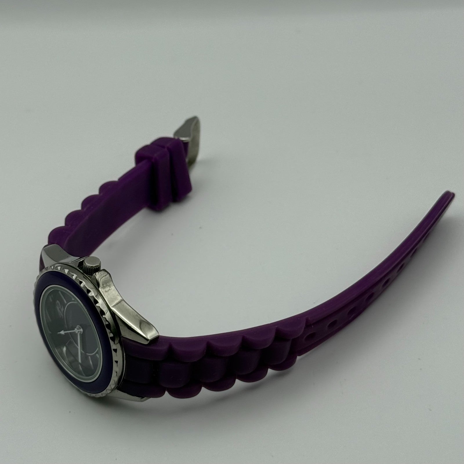 Sekonda Ladies Quartz Watch Purple Dial & Strap Working 32mm New Battery