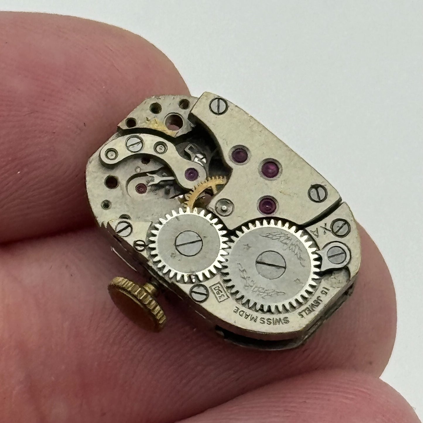 12.7mm Ladies Peseux P 120 Manual Wind 15 Jewels Watch Movement Swiss PARTS