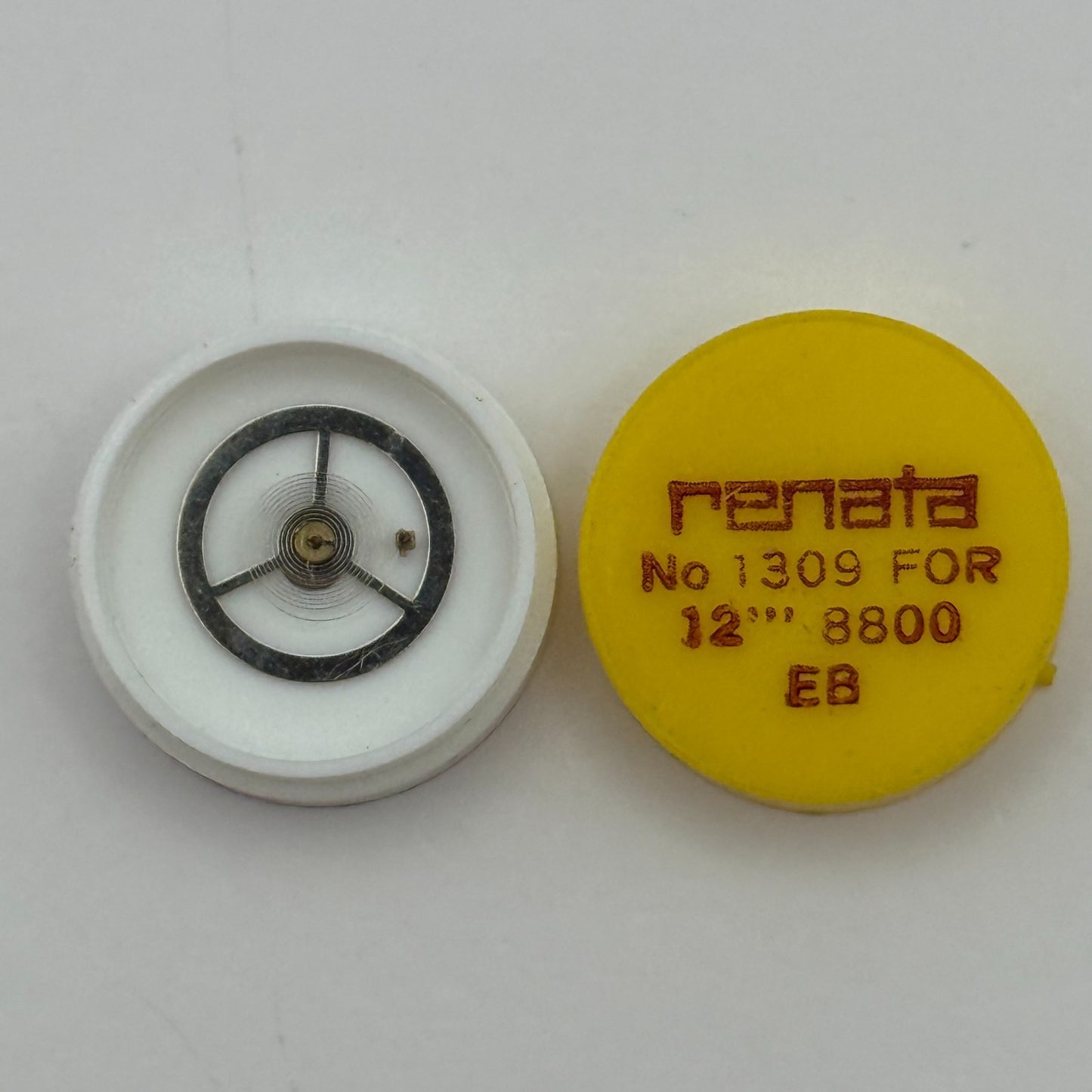 EB 8800 Balance Wheel Complete And Spring 12’’’ 1309 Watch Movement Parts NOS