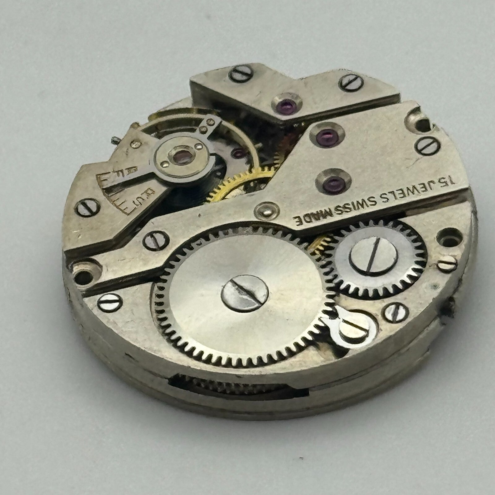 23.6mm Arogno A 150 Manual Wind 15 Jewels Vintage Swiss Watch Movement PARTS