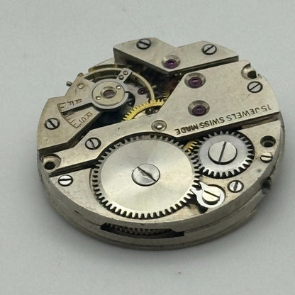 23.6mm Arogno A 150 Manual Wind 15 Jewels Vintage Swiss Watch Movement PARTS