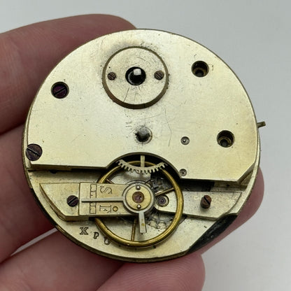 43mm XPU Antique Key Wound Roman Numerals Dial Pocket Watch Movement PARTS SPARE