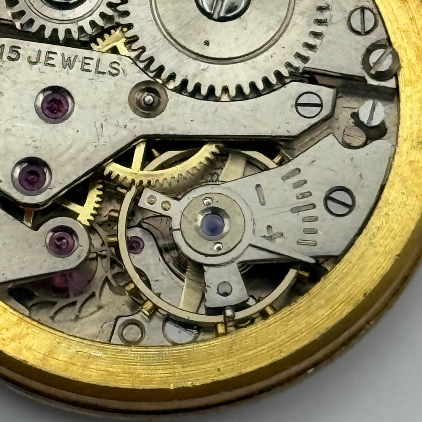 AS 1002 984 Watch Movement Mappin Manual Wind Vintage Swiss Parts Repair 28.6mm