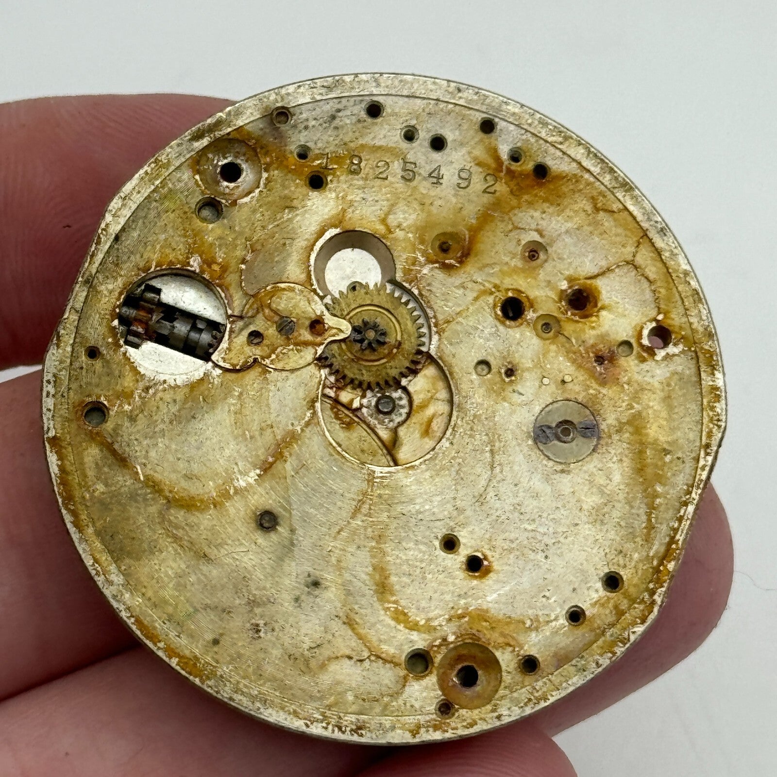 43.1mm Cyma Ref 998.a 15 Jewels Vintage Swiss Pocket Watch Movement PARTS SPARES