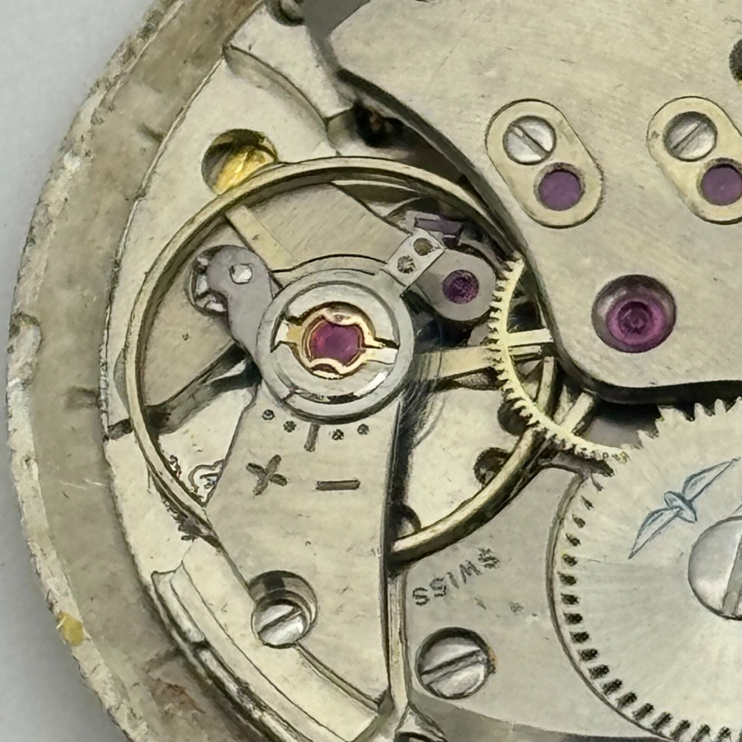 26mm Men's Rotary AS 1746 1747 Manual Wind Watch Movement Swiss Made PARTS