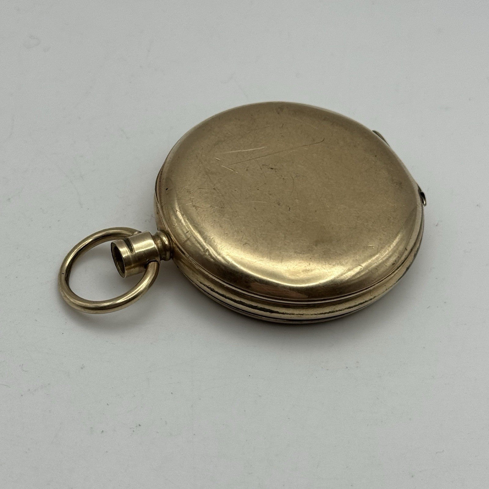 16S Waltham Bond St Model 1888 10ct Gold Plate Open Face Pocket Watch TO RESTORE