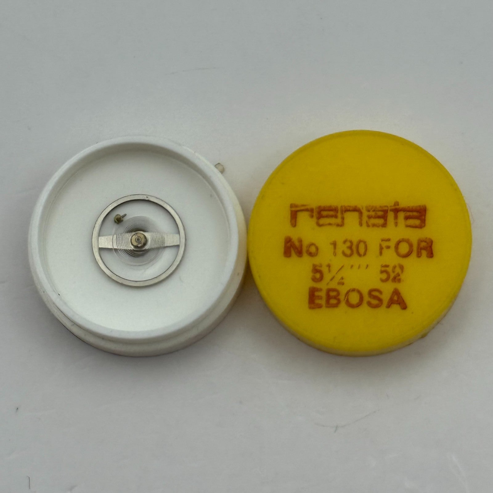 Ebosa 52 Balance Wheel Complete And Spring  5½’’’ 130 Watch Movement Parts NOS