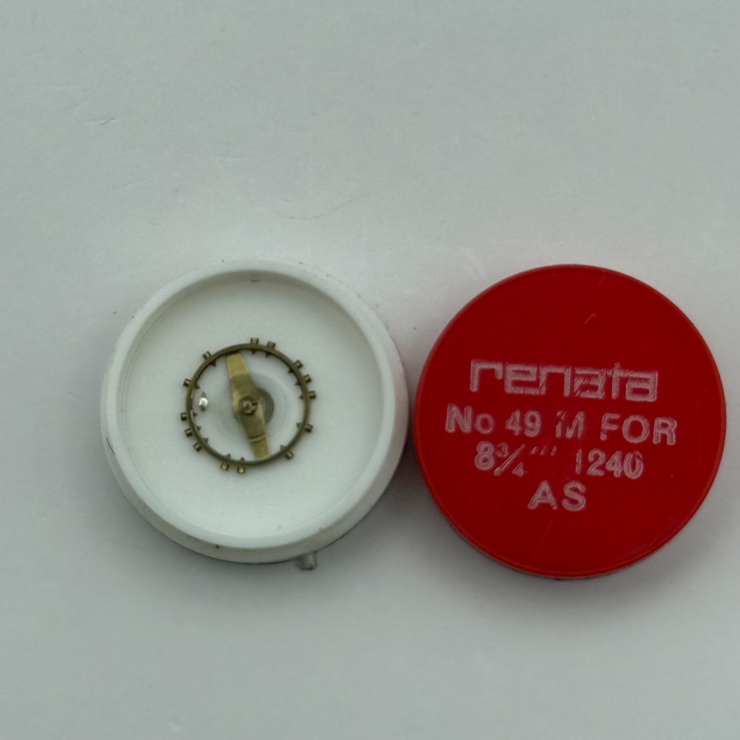 AS 1240 Balance Wheel Complete And Spring  8¾’’’ 49 M Watch Movement Parts NOS