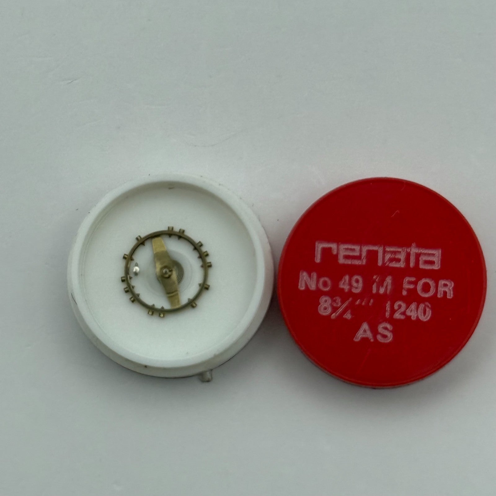 AS 1240 Balance Wheel Complete And Spring  8¾’’’ 49 M Watch Movement Parts NOS