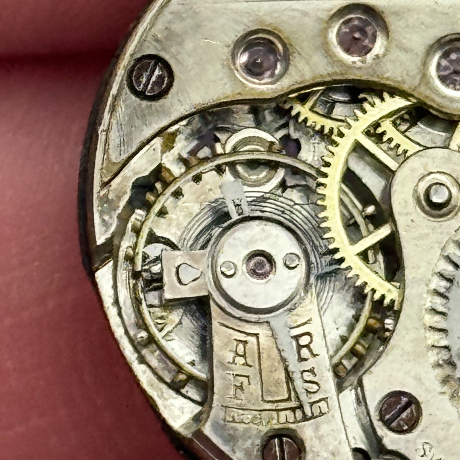 23.6mm Baume B & Co 15 Jewels Trench Watch Movement Manual Wind Swiss PARTS