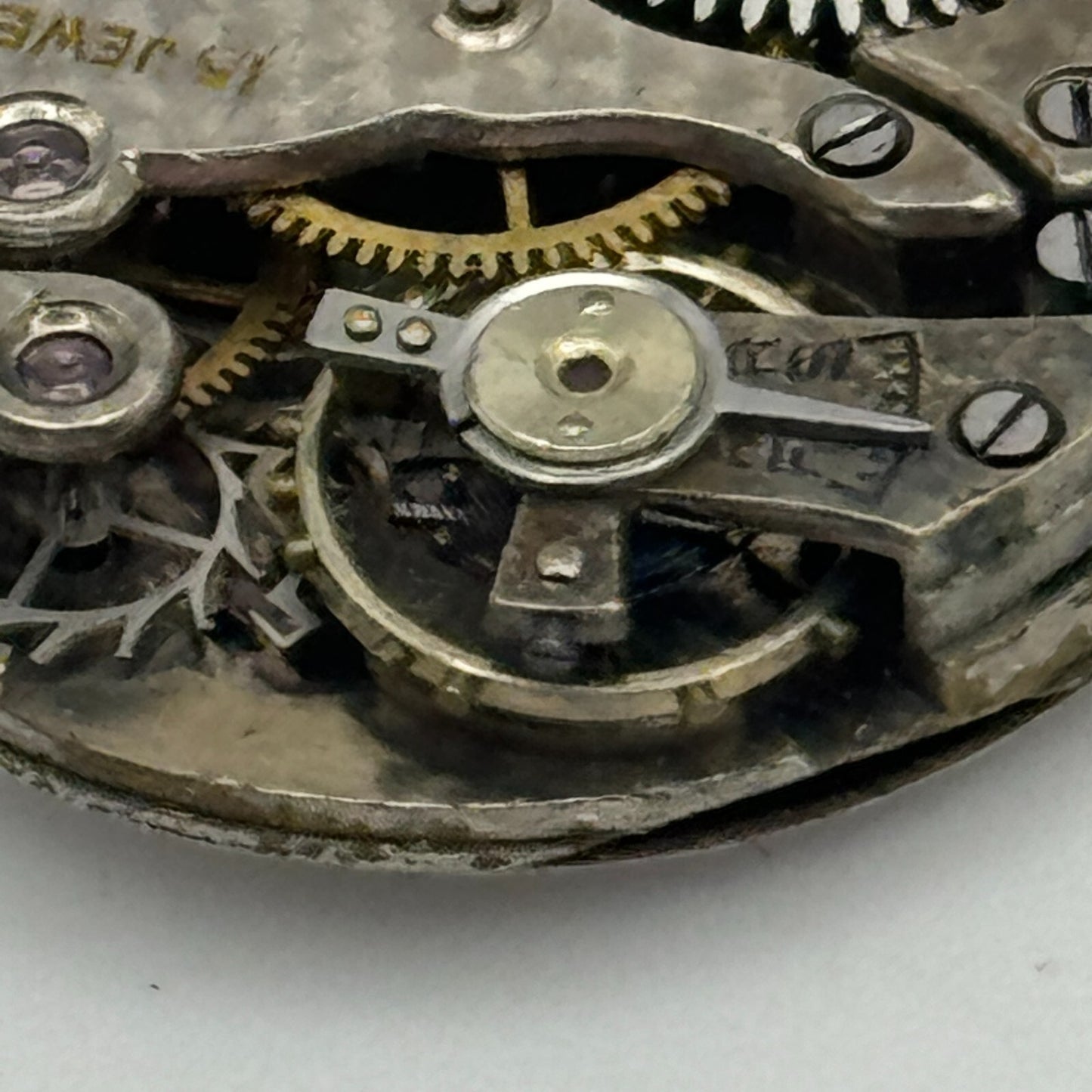 23.7mm 15 Jewels Swiss Trench Watch Movement Manual Wind PARTS SPARES