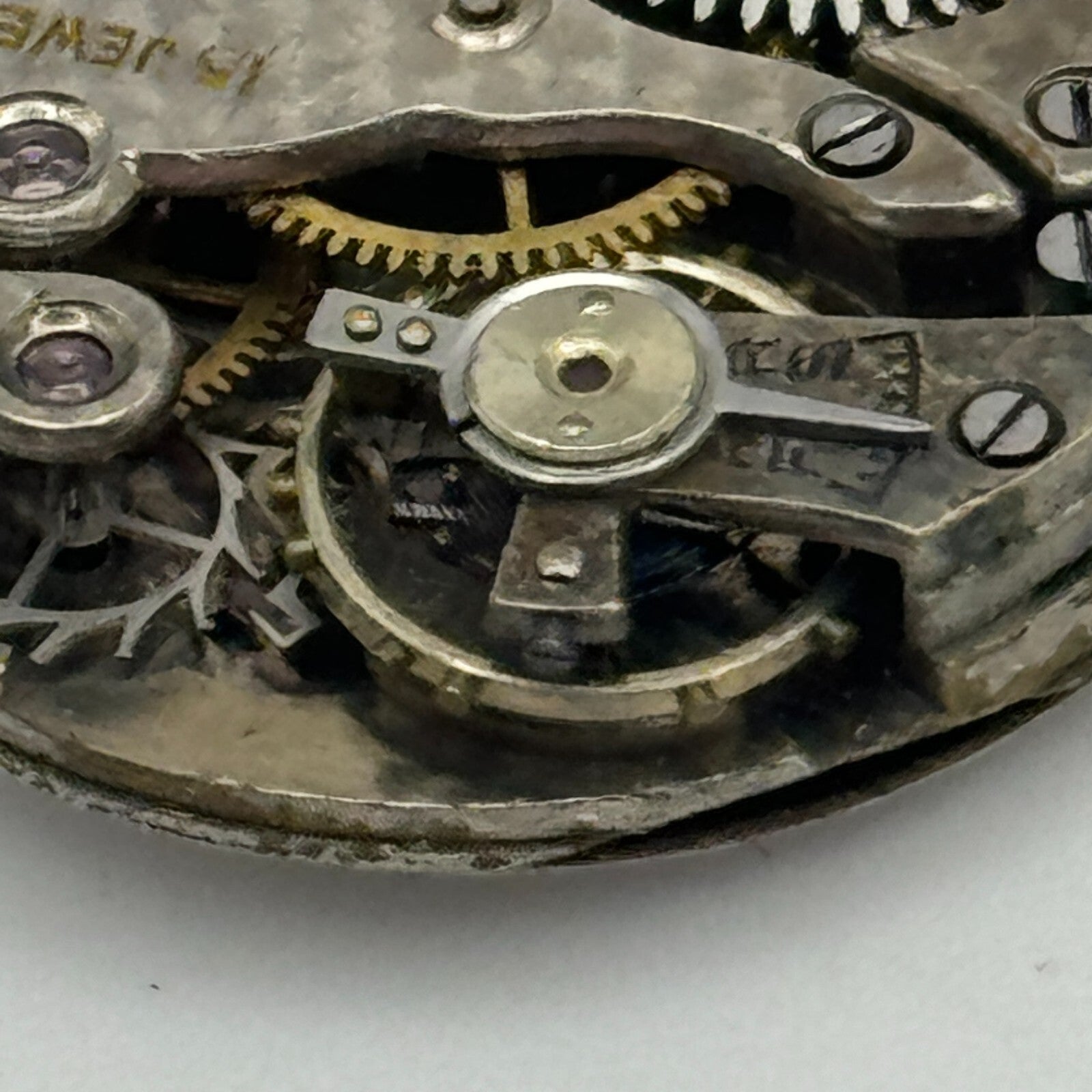 23.7mm 15 Jewels Swiss Trench Watch Movement Manual Wind PARTS SPARES