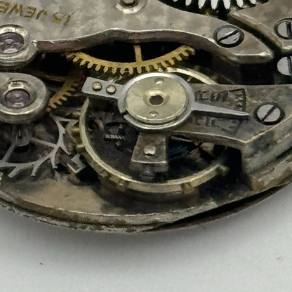 23.7mm 15 Jewels Swiss Trench Watch Movement Manual Wind PARTS SPARES