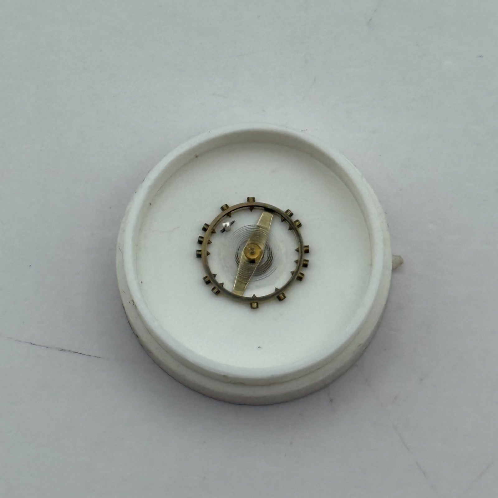 ETA 761 1201 Balance Wheel Complete And Spring  145 M Watch Movement Parts NOS