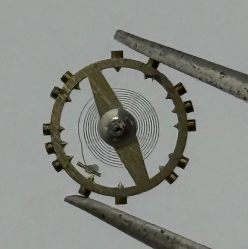 AS 976 1012 Balance Wheel Complete And Spring Inca 532 M Watch Movement Parts