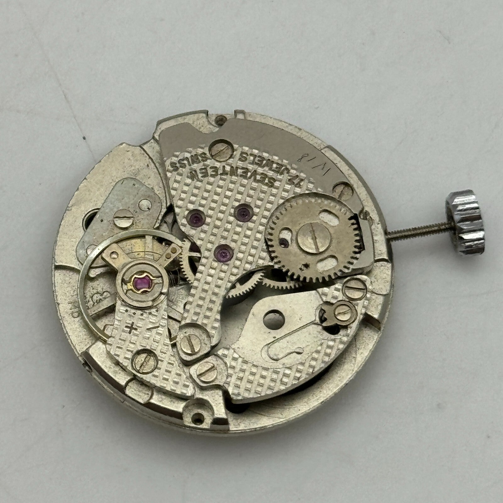25.9mm AS ST 1950 / 51 Manual Wind Balance Ok Watch Movement Swiss Vintage PARTS