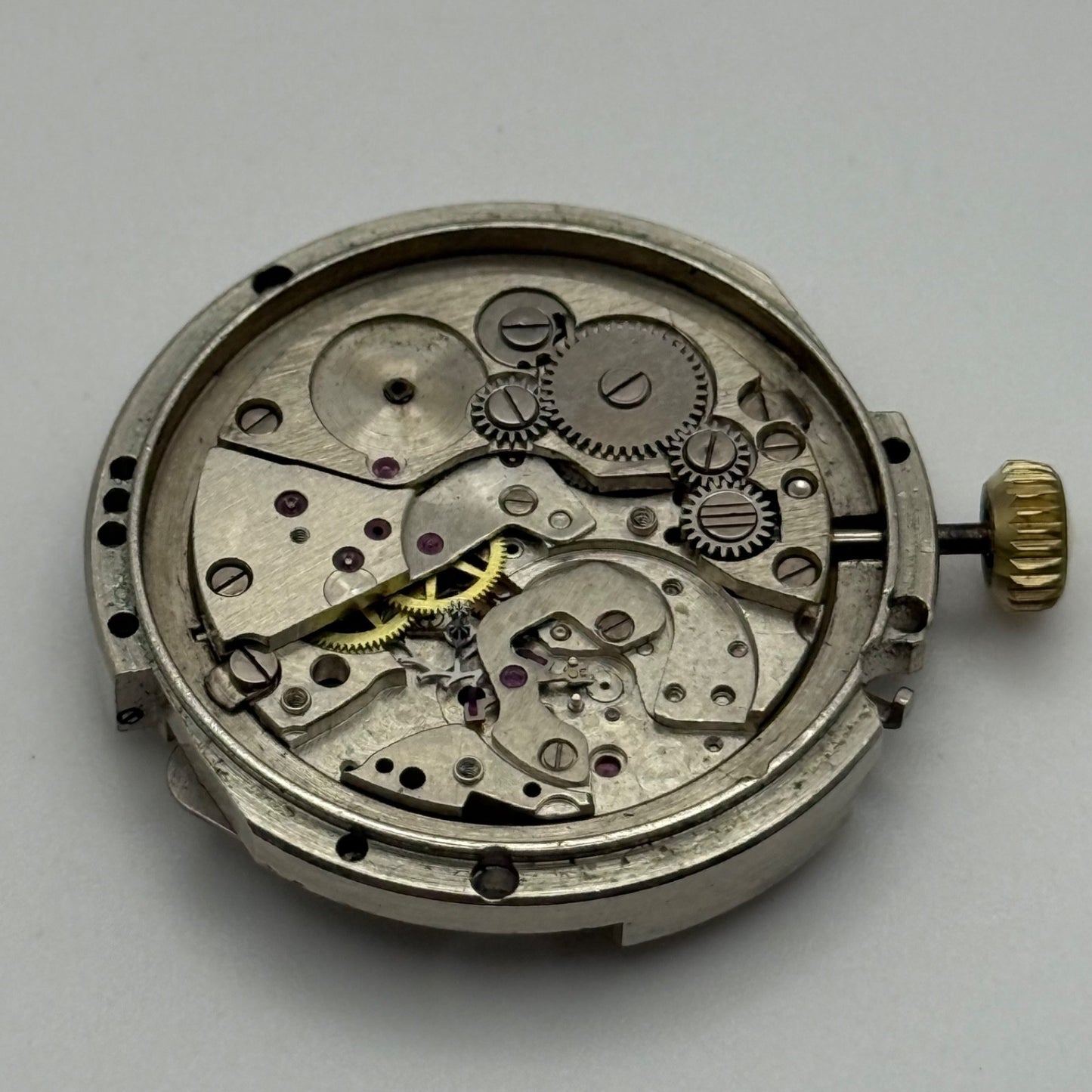 Soviet Unidentified Watch Movement Manual Wind Vintage Parts Repair 32.2mm