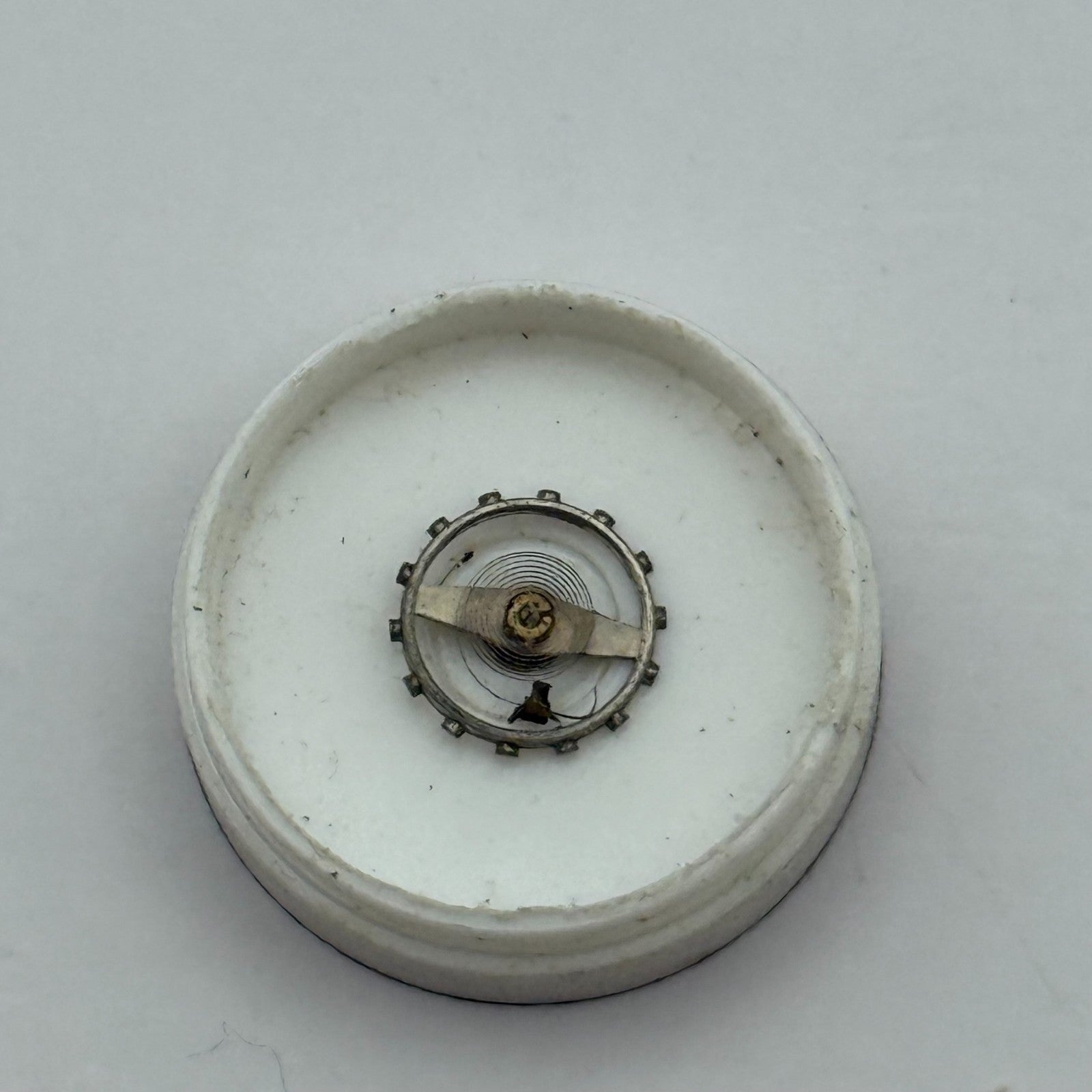 EB 1225 Balance Wheel Complete And Spring 5¼’’’ PL 112 M Watch Movement Parts