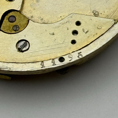 40.9mm Antique Unique Interesting Pattern Key Wound Pocket Watch Movement PARTS