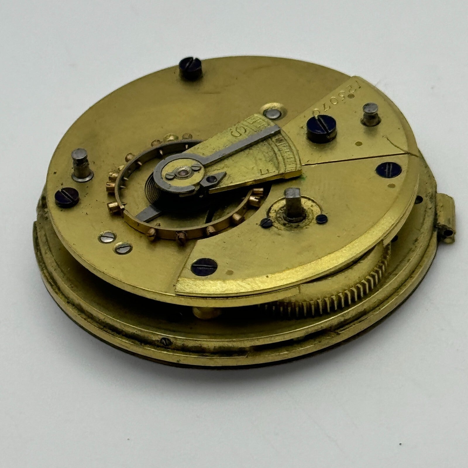44.9mm Antique J G Graves Sheffield English Express Lever Pocket Watch Movement