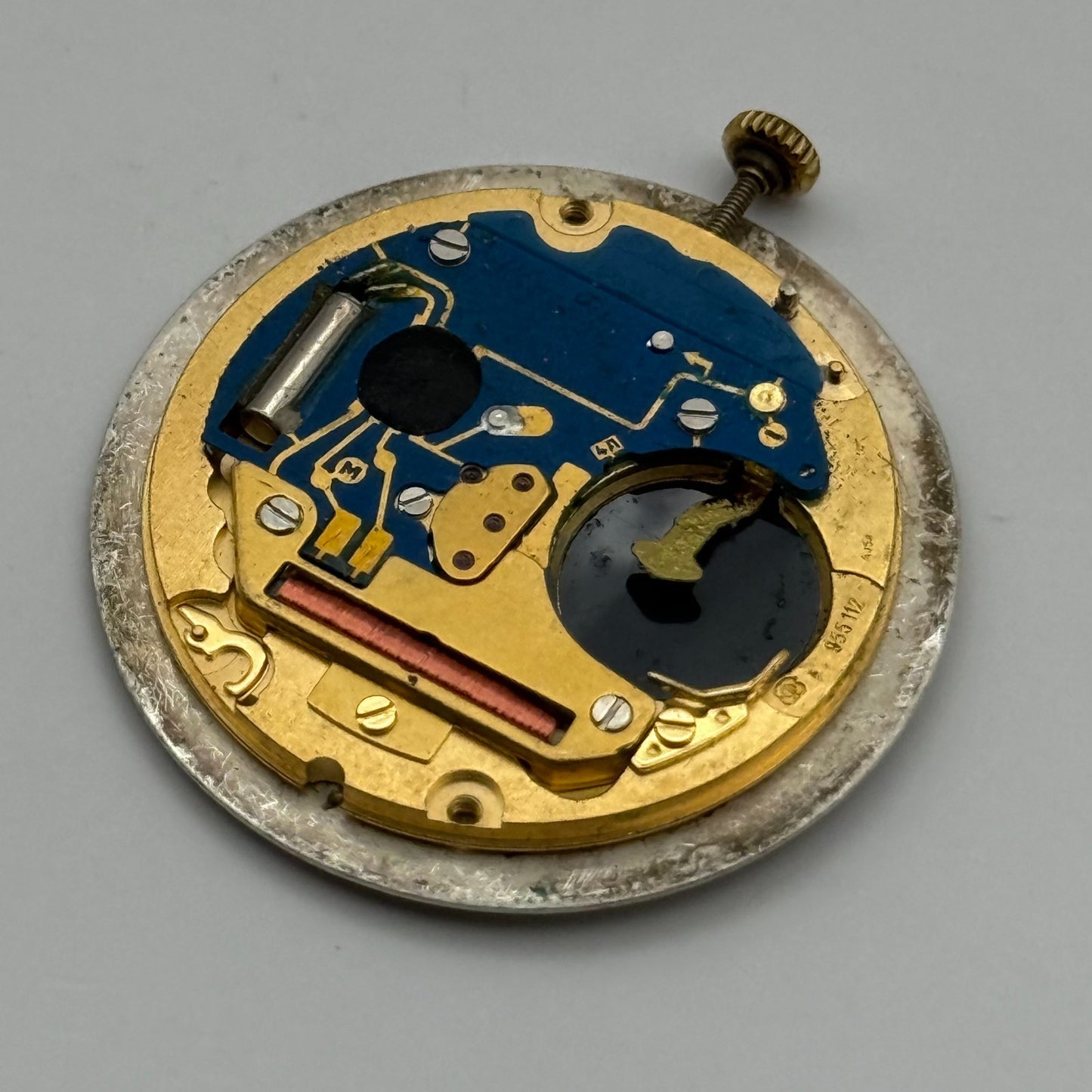 ETA 955.112 Quartz Watch Movement Mappin & Webb Date Vintage Parts Repair 26.2mm