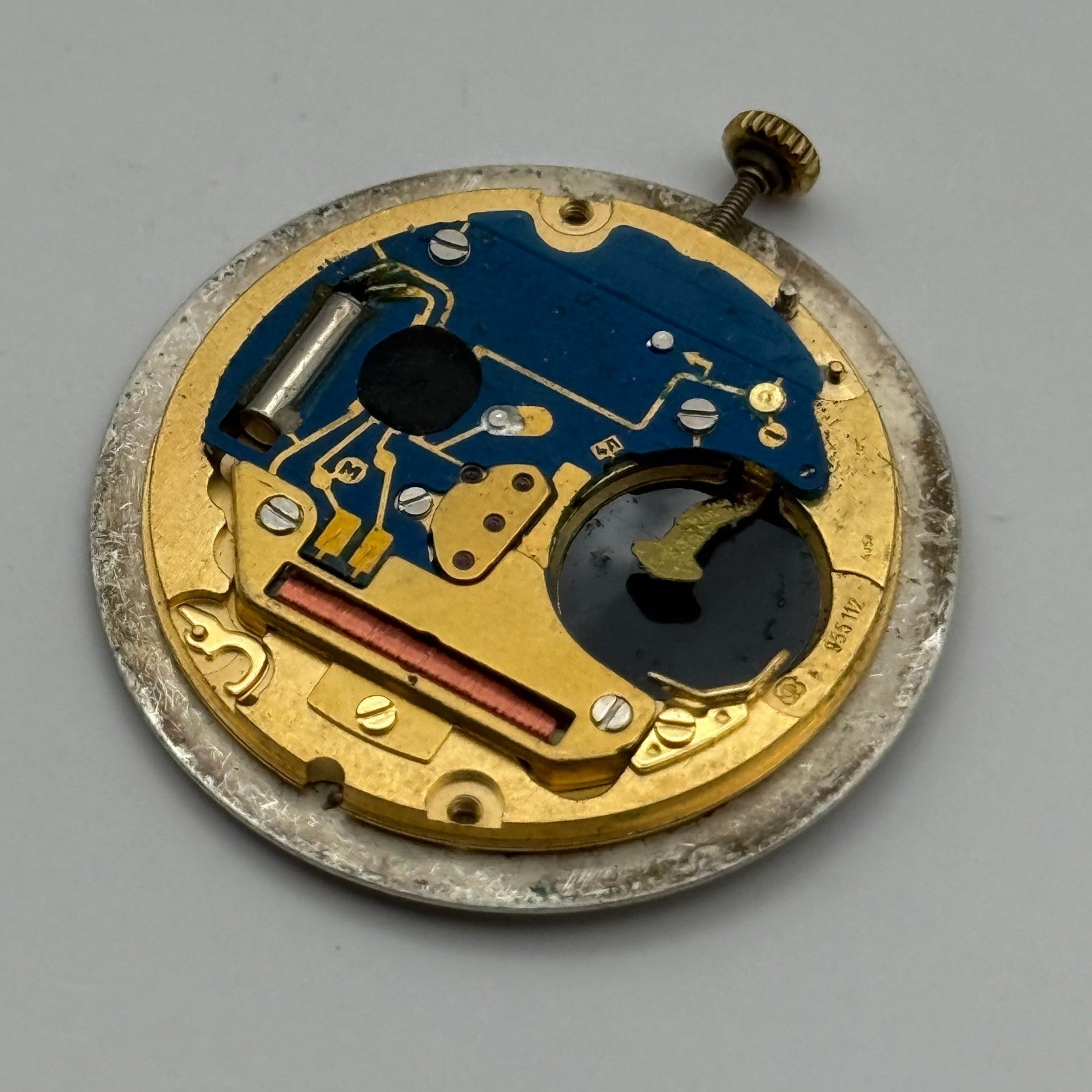 ETA 955.112 Quartz Watch Movement Mappin & Webb Date Vintage Parts Repair 26.2mm