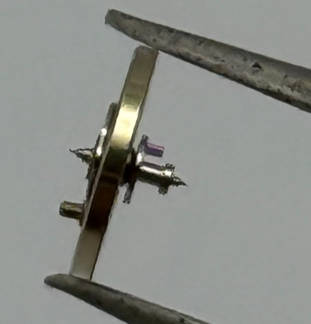 Ebosa 86 87 Balance Wheel Complete And Spring 8¾’’’  1249 Watch Movement Parts