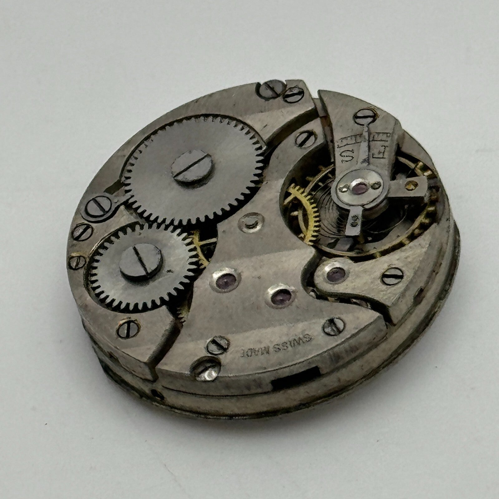 25.1mm Men's Unidentified Swiss Sub Seconds Trench Manual Wind Watch Movement