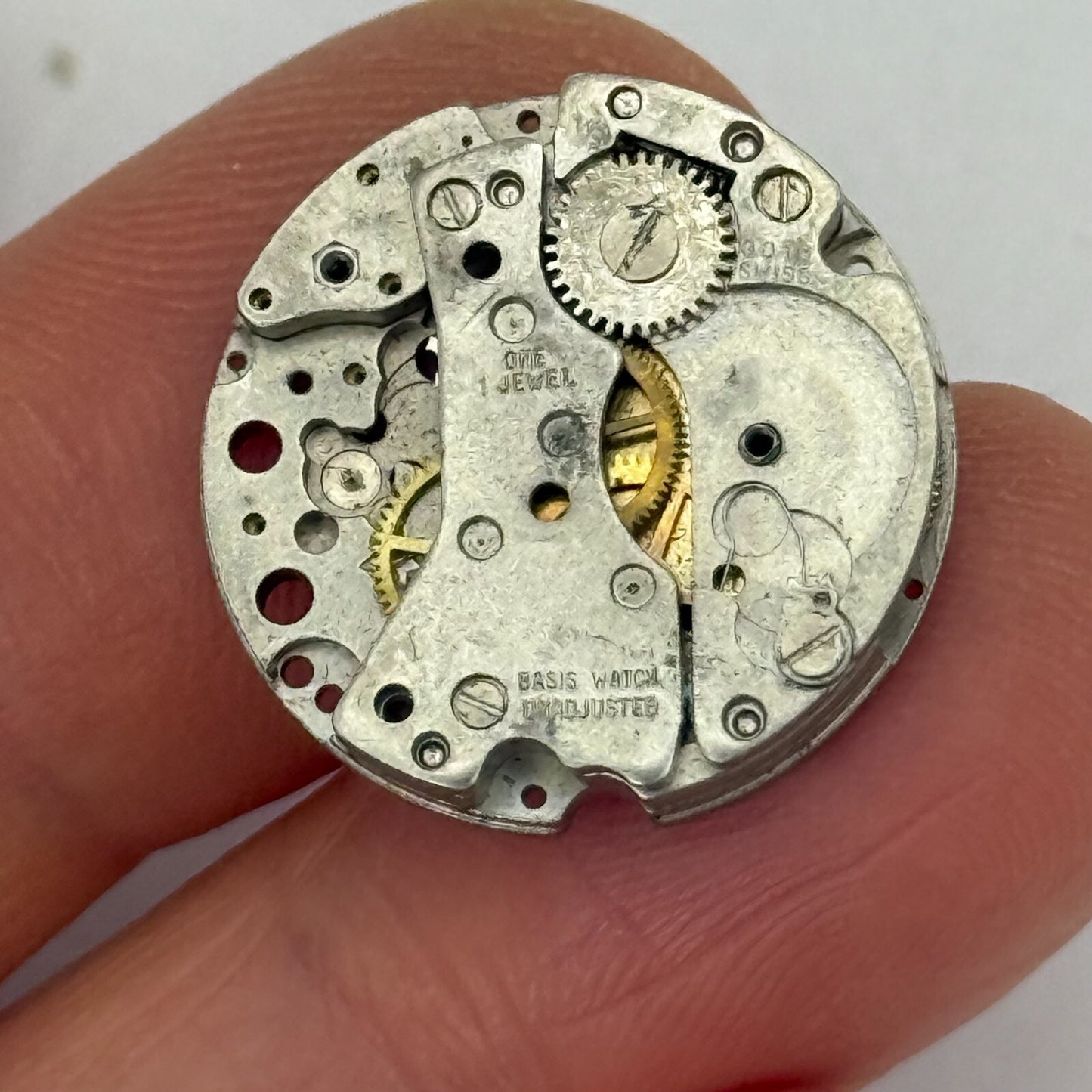 19.7mm Vintage Ronda RL 9013 Swiss Made Manual Wind Watch Movement PARTS REPAIR